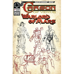 CARSON OF VENUS WARLORD OF MARS 1 CHAR DESIGN LMT ED CVR
