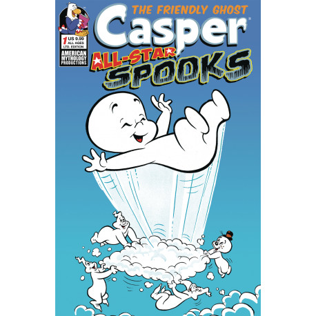 CASPERS ALLSTAR SPOOKS 1 CVR B LTD ED RETRO