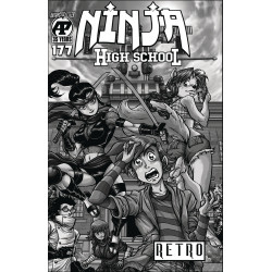 NINJA HIGH SCHOOL 177 RETRO B W VAR