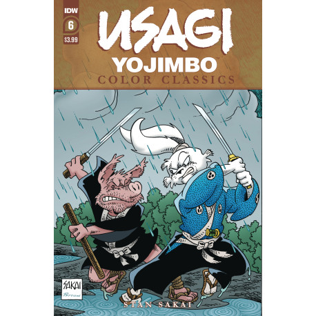 USAGI YOJIMBO COLOR CLASSICS 6 CVR A SAKAI