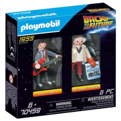 MARTY AND DR.BROWN BACK TO THE FUTURE PLAYMOBIL BOX 70459