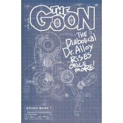 GOON 13 CVR B CARDSTOCK BRUNO BLUEPRINT