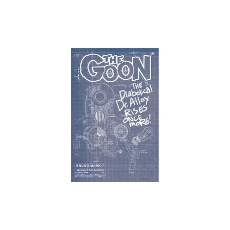 GOON 13 CVR B CARDSTOCK BRUNO BLUEPRINT