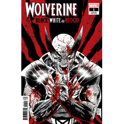 WOLVERINE BLACK WHITE BLOOD 1