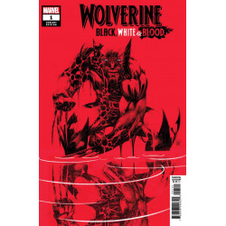 WOLVERINE BLACK WHITE BLOOD 1 KUBERT VAR