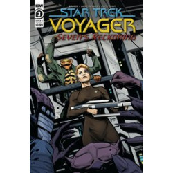 STAR TREK VOYAGER SEVENS RECKONING 3 CVR A HERNANDEZ