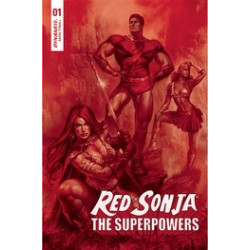 RED SONJA THE SUPERPOWERS 1 PARRILLO CRIMSON RED ART CVR