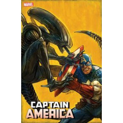 CAPTAIN AMERICA 27 SHAVRIN MARVEL VS ALIEN VAR