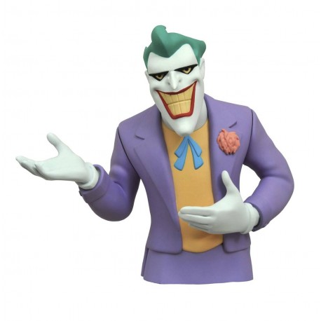 THE JOKER DC BATMAN THE ANIMATED SERIES BUST BANK