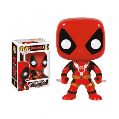 DEADPOOL TWO SWORDS POP MARVEL VINYL BOBBLE HEAD