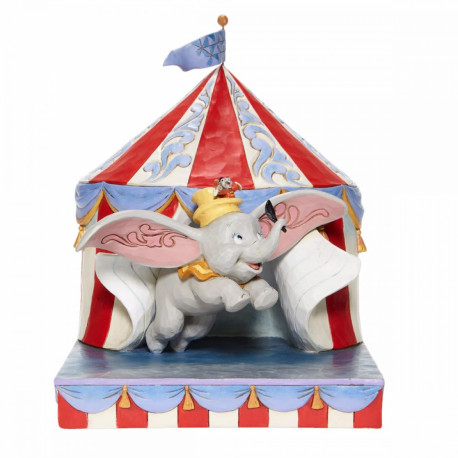 DUMBO TENT OVER THE BIG TOP DISNEY TRADITION STATUE
