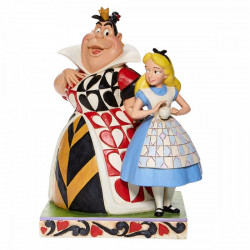ALICE AND THE QUEEN OF HEARTS CHAOS AND CURIOSITY DISNEY TRADITION STATUE