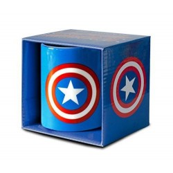 SHIELD OF CAPTAIN AMERICA LOGO MARVEL COMICS BOXED MUG