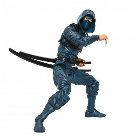 BLUE NINJA ARTICULATED ICONS CLAN OF DUSKS EMBRACE NINJA 6IN ACTION FIGURE