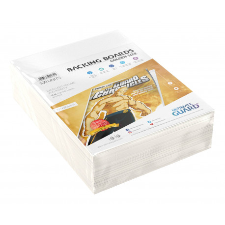 BACKBOARDS COMICS GOLDEN SIZE PACK DE 100 ULTIMATE GUARD