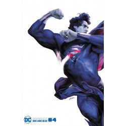 SUPERMAN RED BLUE 4 WALTER SIMONSON CARDSTOCK VARIANT