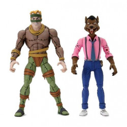 RAT KING & VERNON LES TORTUES NINJA PACK 2 FIGURINES 18 CM