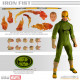 IRON FIST MARVEL FIGURINE 1:12 17 CM
