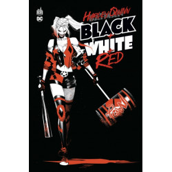 HARLEY QUINN BLACK + WHITE + RED