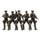 JOY TOY PLA ARMY GROUND FORCE FIGURE 5 PACK 10 CM