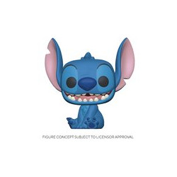LILO AND STITCH POP DISNEY VINYL FIGURINE SMILING SEATED STITCH 9 CM