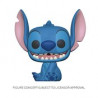 LILO AND STITCH POP DISNEY VINYL FIGURINE SMILING SEATED STITCH 9 CM