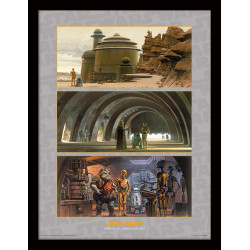 ARRIVAL AT JABBA S PALACE STAR WARS TABLEAU