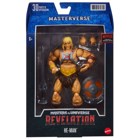 HE-MAN MASTERS OF THE UNIVERSE REVELATION MASTERVERSE 2021 FIGURINE 18 CM
