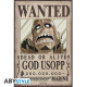 USOPP NEW ONE PIECE - POSTER WANTED 52X35 CM