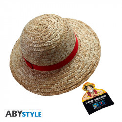 CHAPEAU DE PAILLE LUFFY ONE PIECE TAILLE ADULTE