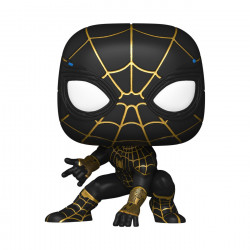 SPIDER-MAN BLACK AND GOLD SUIT SPIDER-MAN NO WAY HOME POP VINYL FIGURINE 9 CM