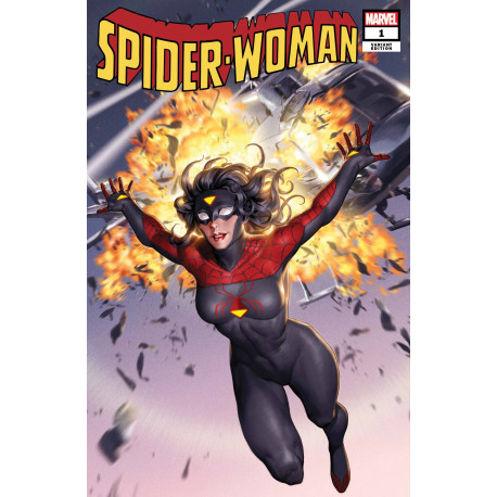 SPIDER-WOMAN 1 YOON NEW COSTUME CVR