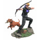 HAWKEYE WITH PIZZA DOG MARVEL COMIC GALLERY STATUE 23 CM
