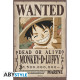 WANTED LUFFY NEW 2 ROULE FILME ONE PIECE POSTER 91 X 61 CM