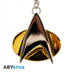 COMMUNICATOR BADGE STAR TREK PORTE-CLES 3D
