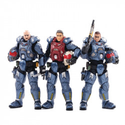 JOY TOY NORTH UNION 03ST INTERSTELLAR TROOPER FIGURE 3 PACK 12 CM