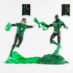 PACK 2 FIGURINES COLLECTOR MULTIPACK BATMAN EARTH-32 AND GREEN LANTERN DC MULTIVERSE 18 CM