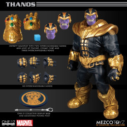 THANOS MARVEL UNIVERSE FIGURINE LUMINEUSE 1 12 21 CM