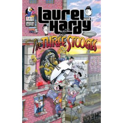 LAUREL HARDY MEET THREE STOOGES 1 CVR B PACHECO LAUGH