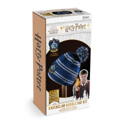 KNIT KIT RAVENCLAW HOUSE BOBBLE HAT HP WIZARDING WORLD