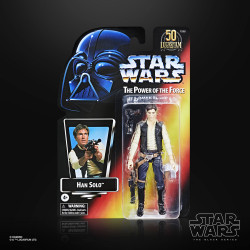 HAN SOLO EXCLUSIVE STAR WARS BLACK SERIES FIGURINE THE POWER OF THE FORCE 2021 15 CM