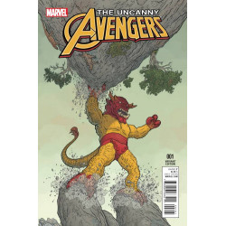 UNCANNY AVENGERS 1 DARROW KIRBY MONSTER VAR