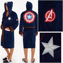 CAPTAIN AMERICA CIVIL WAR MARVEL COMICS FLEECE ROBE