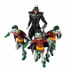 THE BATMAN WHO LAUGHS WITH THE ROBINS OF EARTH DC PACK 4 FIGURINES COLLECTOR MULTIPACK 18 CM