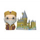 DUMBLEDORE WITH HOGWARTS HARRY POTTER POP TOWN VINYL FIGURINE 9 CM