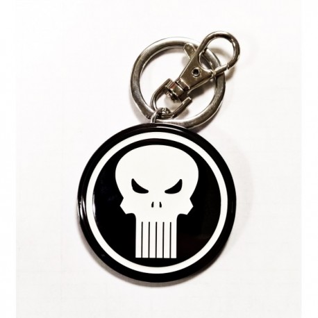 PUNISHER MARVEL COMICS METAL KEYCHAIN