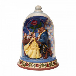 BEAUTY AND THE BEAST DOME DISNEY TRADITIONS 26 CM