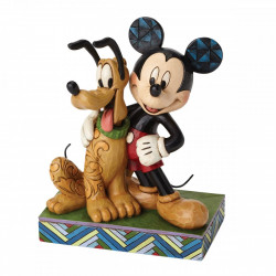 MICKEY AND PLUTO DISNEY TRADITIONS 15 CM