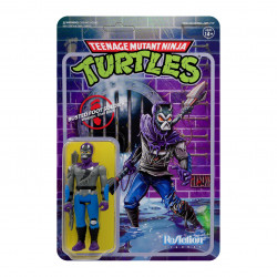 LES TORTUES NINJA FIGURINE REACTION DAMAGED FOOT SOLDIER 10 CM