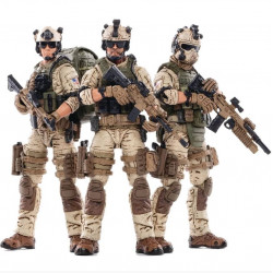 JOY TOY US ARMY DELTA FORCE FIGURE 3 PACK 10 CM